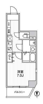ﾌﾞﾗｳ本所一丁目の間取り画像
