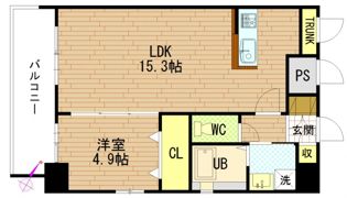 グラビスコート広島駅前通りの間取り画像