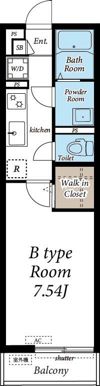 CALM一本杉の間取り画像