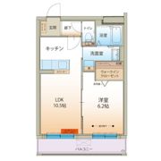 WISTERIA尾山町の間取り画像