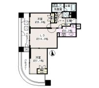 西早稲田東ウイングの間取り画像