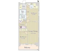 カハレア調布の間取り画像