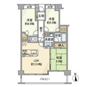 レクセルマンション小平ウエストの間取り画像