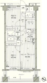 コスモリード西馬込の間取り画像