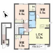 エステートMKIIの間取り画像