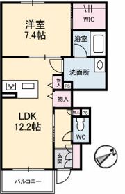 レユシール川内の間取り画像