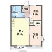 ニューメゾン 上戸の間取り画像