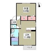 アバンサールDの間取り画像