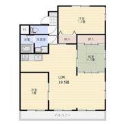 上原マンションの間取り画像