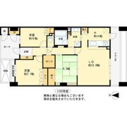 ローレルコート放出 1103号室の間取り画像
