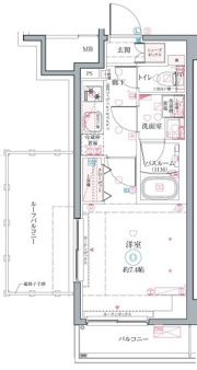 クレヴィスタ高砂Ⅱの間取り画像