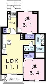 アルメールMの間取り画像