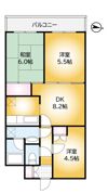 ダイアパレス千葉中央公園の間取り画像