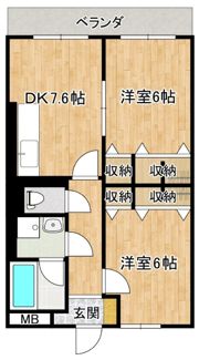 ロイヤルプレースの間取り画像
