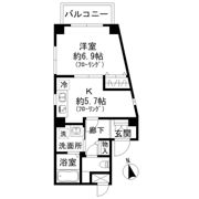 シャルム住吉の間取り画像