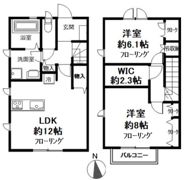 CRESTの間取り画像
