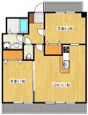 クロノス30新町IIの間取り画像