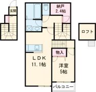 Belle Lead加古川 イチョウ並木の間取り画像