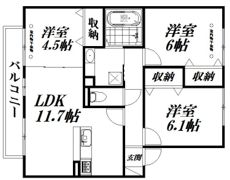 LaCasa南浅田の間取り画像