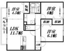 LaCasa南浅田の間取り画像