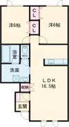 海斗ハウスⅢの間取り画像