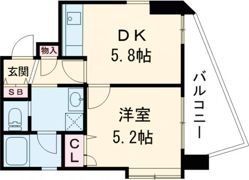 ワコーレハーバーシティ元町の間取り画像