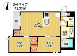 Grandtic WV 千早の間取り画像