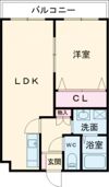 LS西松江城マンションの間取り画像