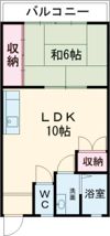 コーポときわの間取り画像