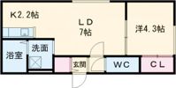 Cypres（シプレ）の間取り画像