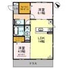 ディールーチェ中百舌鳥の間取り画像