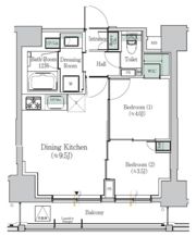 ONE ROOF RESIDENCE ASAKUSABASHIの間取り画像