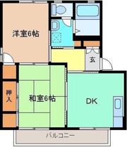 セロウタウンBの間取り画像
