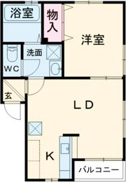 カーム有福Ⅲの間取り画像