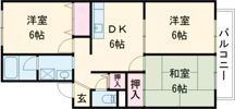 パークヒルズ春日丘の間取り画像