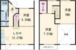 ハコとチュチュkatashimaの間取り画像