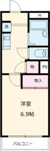 グロワール21の間取り画像