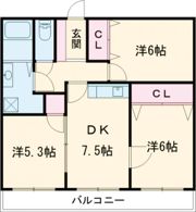 シンワ・メゾン伊川谷の間取り画像