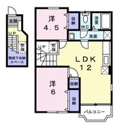 サンフラワー・Uの間取り画像
