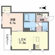 シャーメゾン山吹の間取り画像