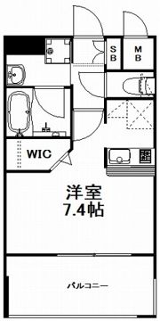 エンクレスト天神MARKの間取り画像