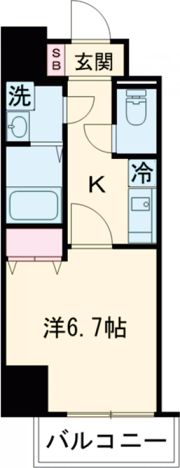 MISTRAL姫路駅前Ⅳの間取り画像