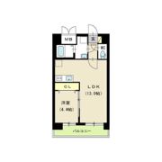 スカイオン本町の間取り画像