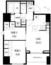 タスキプライムテラス本蓮沼の間取り画像