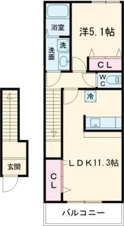 Ocean 松阪の間取り画像