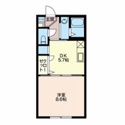 ディアスちから Bの間取り画像