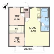 フォーレス西田Bの間取り画像