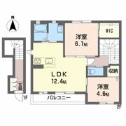 クレール輝の間取り画像