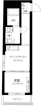 セザール南大井の間取り画像
