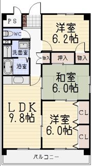 メゾンウィングの間取り画像